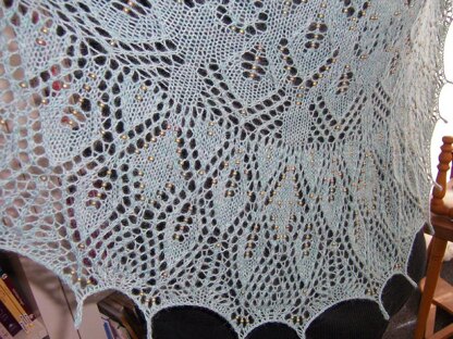 Dew Drops Shawl