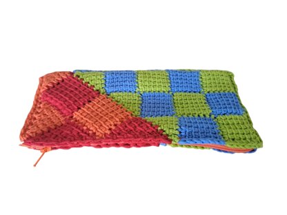 Asymmetrical Pencil Case.