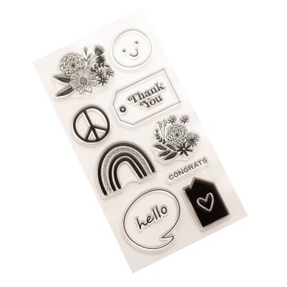 American Crafts Jen Hadfield - Reaching out Stamps