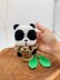 Baby Panda Amigurumi  and Panda Rattle