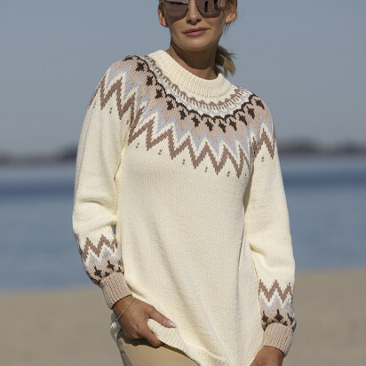 Kathrine Sweater in Viking Of Norway - UK-2319-10 - Downloadable PDF