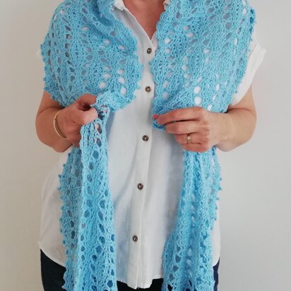 Wild Blue Yonder neck scarf