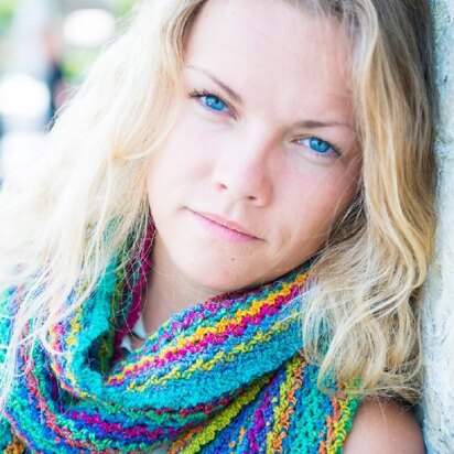 Energizing colours scarf