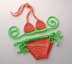 Peach Bikini Baby Set