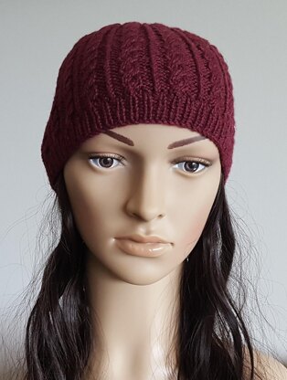 Amy - 5ply cable beanie