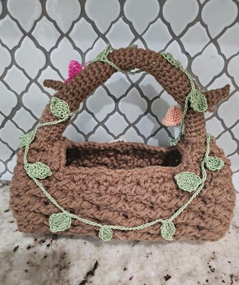Fairy Hollow Log Basket
