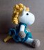 Häkelanleitung Amigurumi Baby Pony Curly