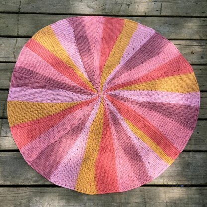 Tilt-a-Whirl Baby Blanket