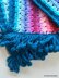 Rainbow Crochet Striped Scarf- The Denver Scarf