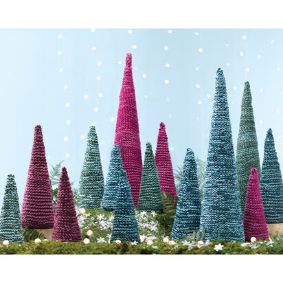 Holiday Trees Decorations in Valley Yarns Northampton - 970 - Downloadable PDF