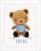 Vervaco Counted Cross Stitch Teddy Bear Cross Stitch Kit - 18cm x 27cm/7.2in x 10.8in