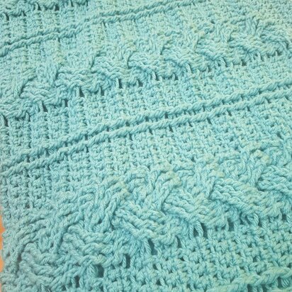 Crochet Cable Blanket