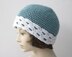 Lace Brim Cloche Hat