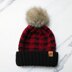 Buffalo Plaid Family Hat Set