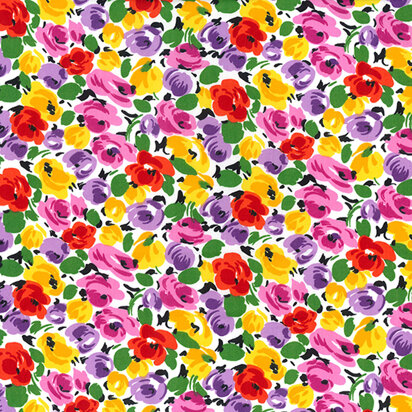 Rose & Hubble Cotton Poplin Printed - Floral Ivory