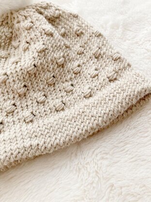 Raine Baby Hat | Faux Bobble Beanie