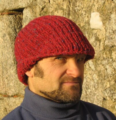 Peaked tweed caps