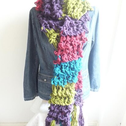 Finger Knit Multi Scarf