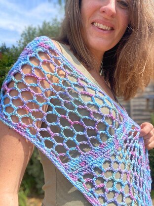 Ocean Coral Scarf
