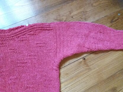 LUCIANA, lovely rustic jumper for girls