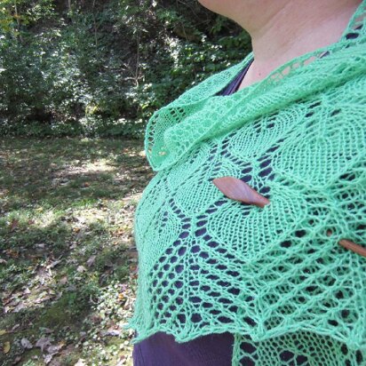 Party Tree Shawl - knitting pattern