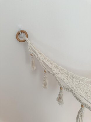 Bohemian Crochet Toy Hammock