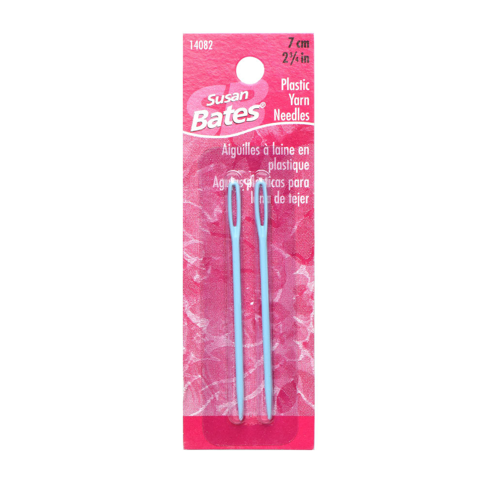 Susan Bates Luxite Plastic Yarn Needles, 3.75 - 2 count