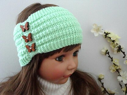 Knitting PATTERN Headband Womens Ear Warmer