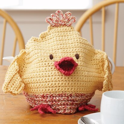 Chicken Tea Cozy in Lily Sugar 'n Cream Twists