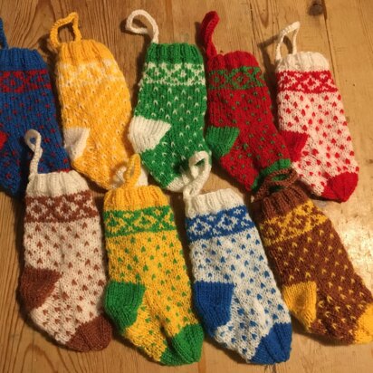 Mini Christmas Stockings CKC087