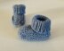Baby Seed Stitch Booties 0-3 & 3-6 Months
