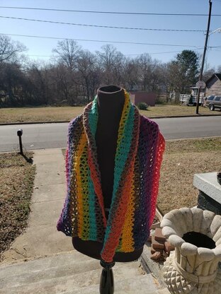 Petite Rally Cry Shawl