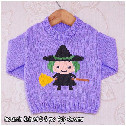 Intarsia - Gwen the Witch - Chart Only