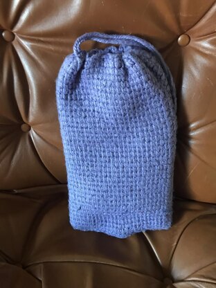 TLC Tunisian Crochet Hot Water Bottle Cozy