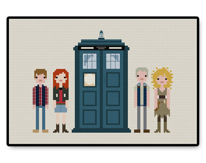 Eleventh Doctor's Companions - PDF Cross Stitch Pattern