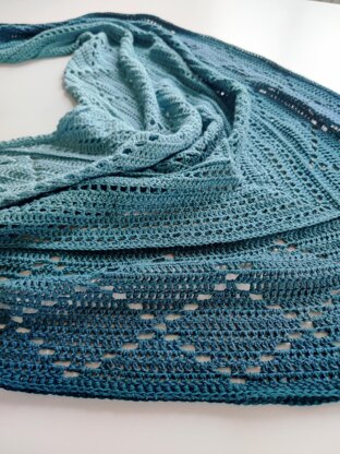 Diamonds of the Night Shawl