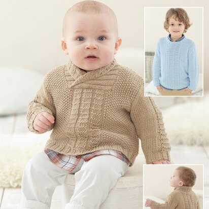 Sweaters in Sirdar Snuggly Baby Bamboo DK  - 4664- Downloadable PDF