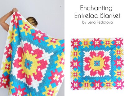 Enchanting Entrelac Blanket