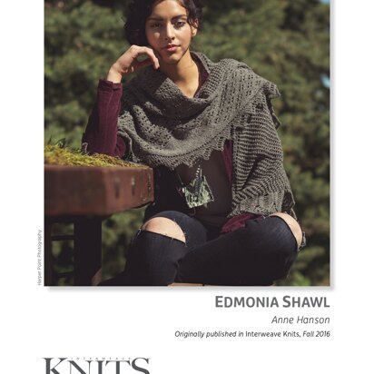 Edmonia Shawl in Bare Naked Wools Stone Soup DK - Downloadable PDF