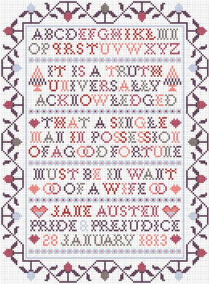 Riverdrift House Jane Austen Truth - 23cm x 31cm (9in x 12.25in)