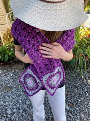 Double Sunflower Scarf