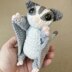 Sassy the Sugar Glider Amigurumi