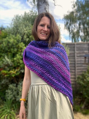 Granny Mesh Shawl