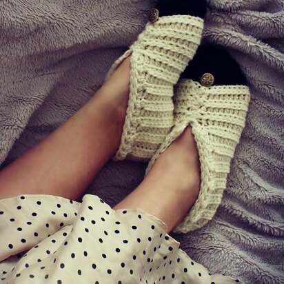 Black and White Slippers