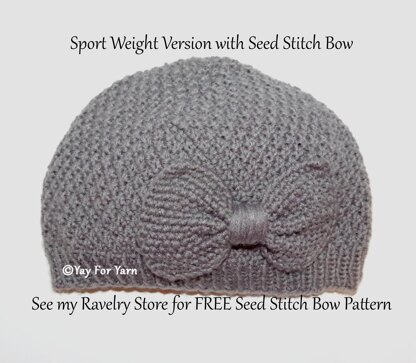 Moss Stitch Hat