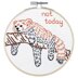 PopLush Embroidery Not Today Embroidery Kit - 12.5 inch