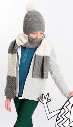 Sweater, Hat and Scarf in Rico Essentials Merino Plus DK - 617 - Leaflet