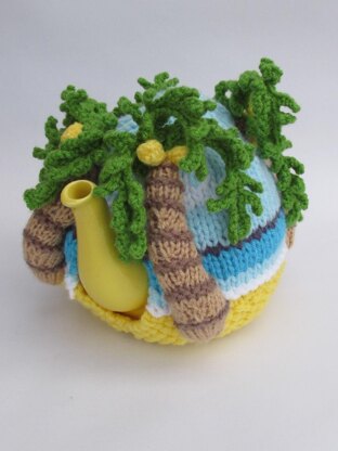 Palm Tree Beach Tea Cosy