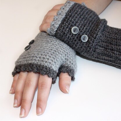 Ladies Fingerless Mitts