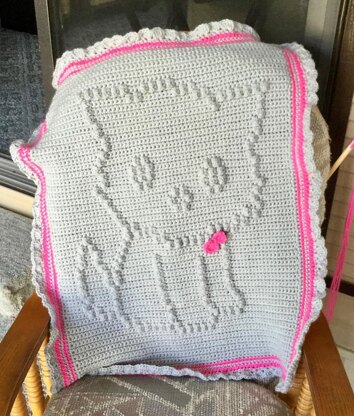 Little Kitty Baby Blanket